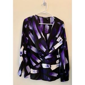 Alfani V-Neck Blouse